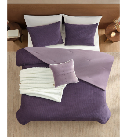 UGG® Brody Reversible Comforter Sets - Fiction