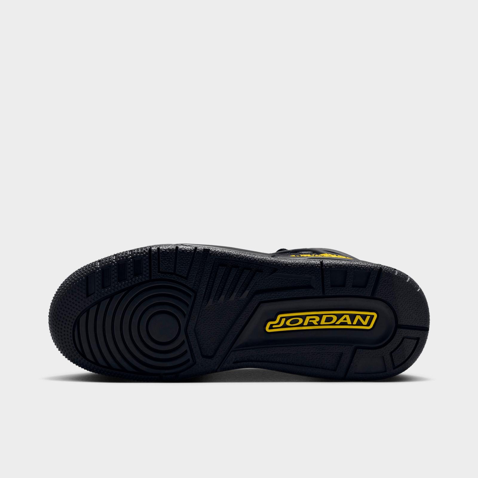 Big Kids' Jordan Spizike Low Casual Shoes - Black/Speed Yellow/Speed Yellow/Black - view 6