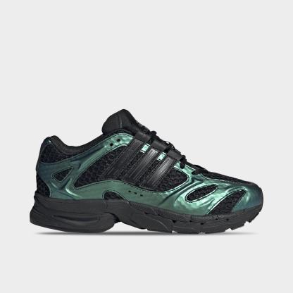 Women's adidas Originals Adistar MLD Casual Shoes - Core Black/Core Black/Carbon - Left shoe facing left. Outside of the shoe.
