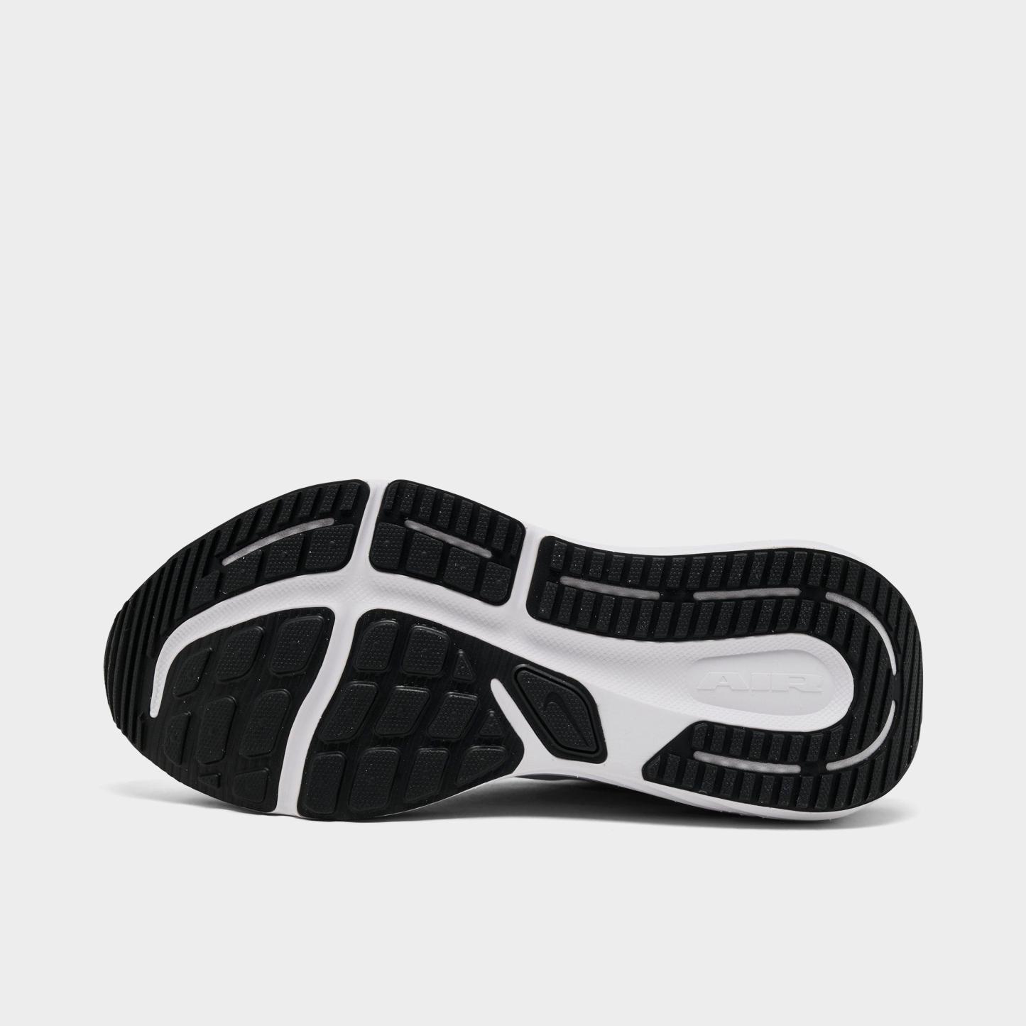 Men's Nithtke Air Winflo 12 Road Running Shoes - Off White/Black/White/Wolf Grey - Bottom view