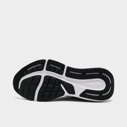 Men's Nithtke Air Winflo 12 Road Running Shoes - Off White/Black/White/Wolf Grey - Bottom view