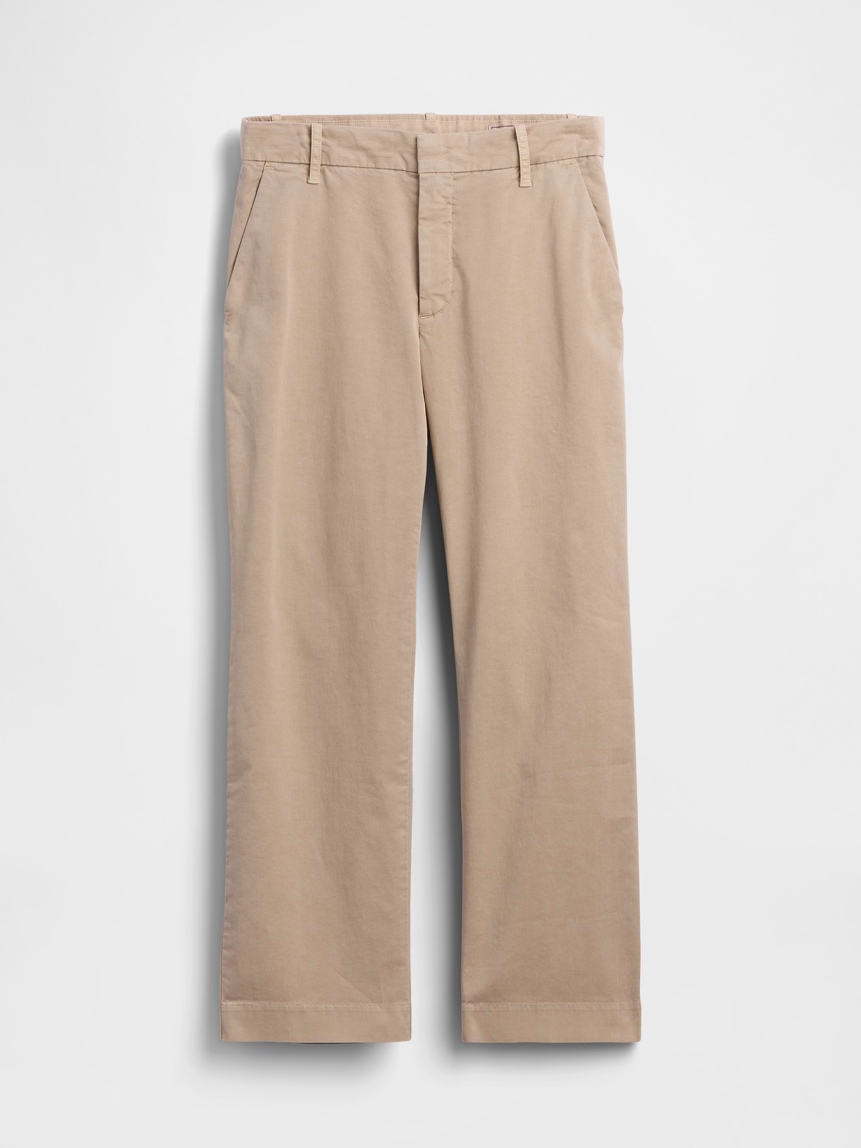 Mid Rise Khakis - Wicker tan