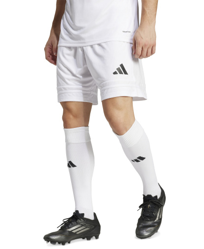 adidas Men's Regular-Fit Squad 25 Logo Shorts - White/whit