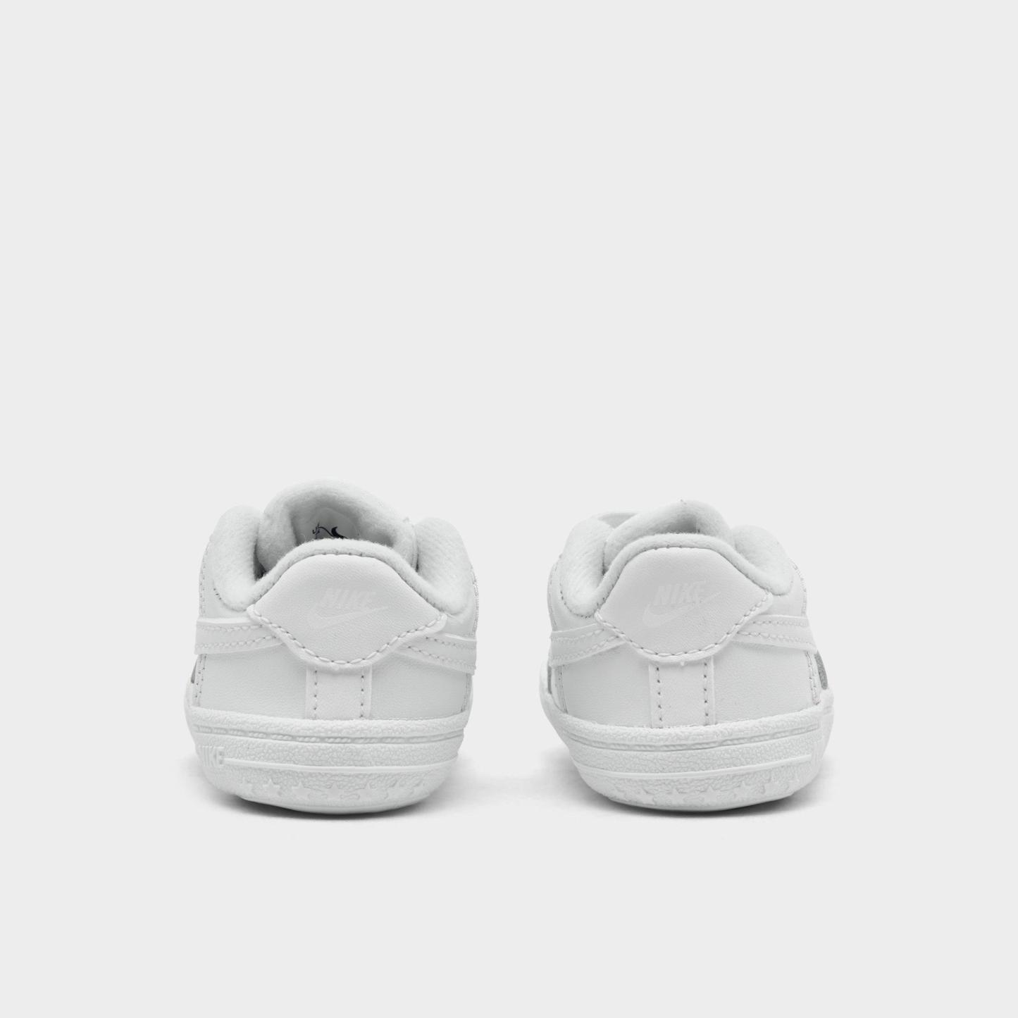 Infant Nithtke Air Force 1 Crib Casual Shoes - White/White - Back view