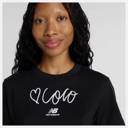 New Balance Love Coco Gauff T-Shirt, WT53499BK