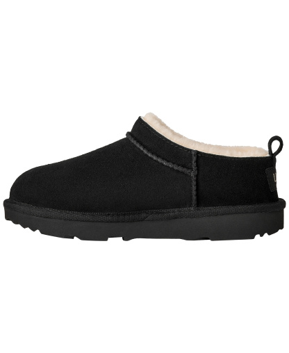 UGG® Kids' Classic Micro Slip-On Booties - Black