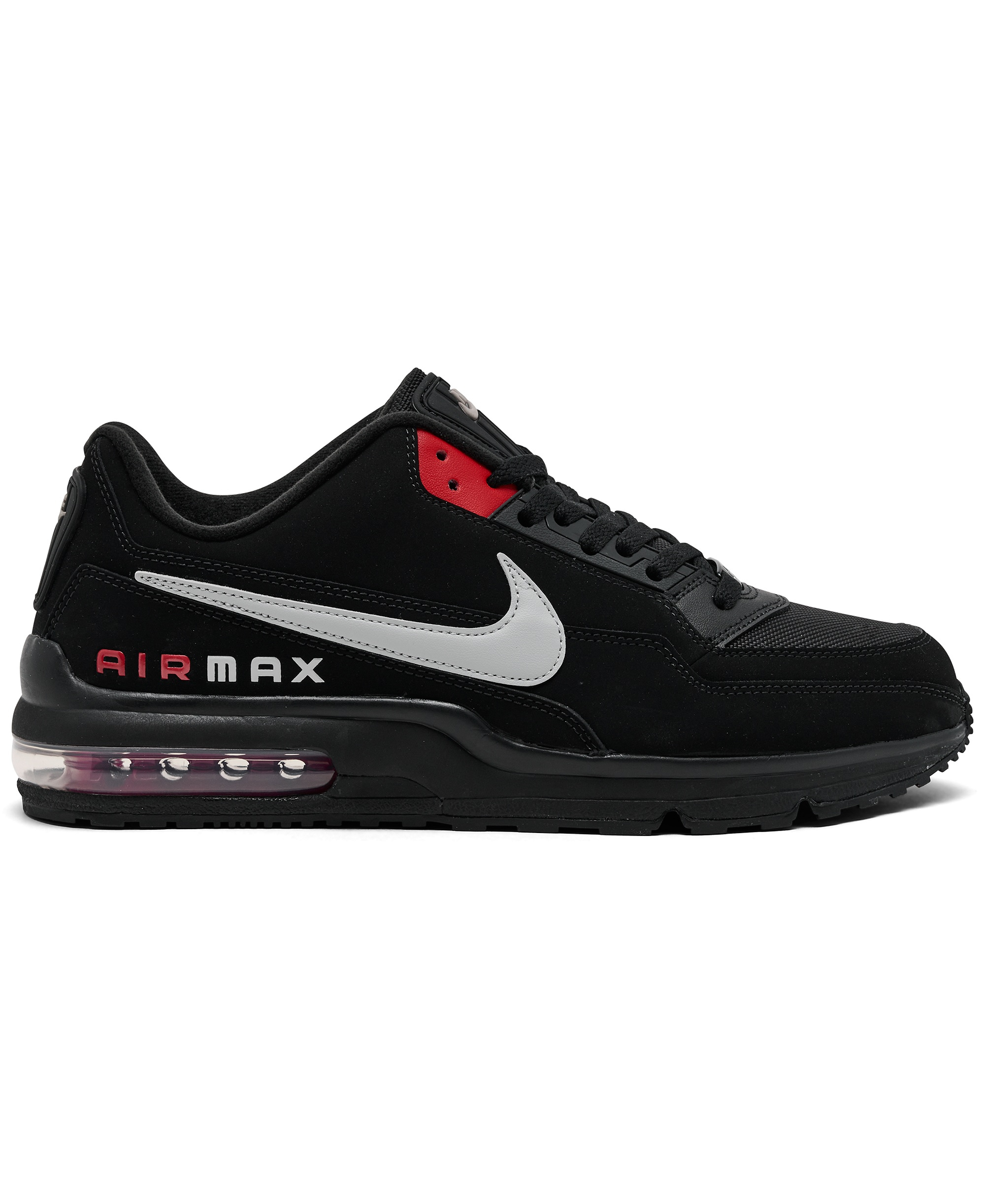 Men's Nike Air Max LTD 3 Casual Sneakers from Finish Line - Black,Smoke Grey,Red