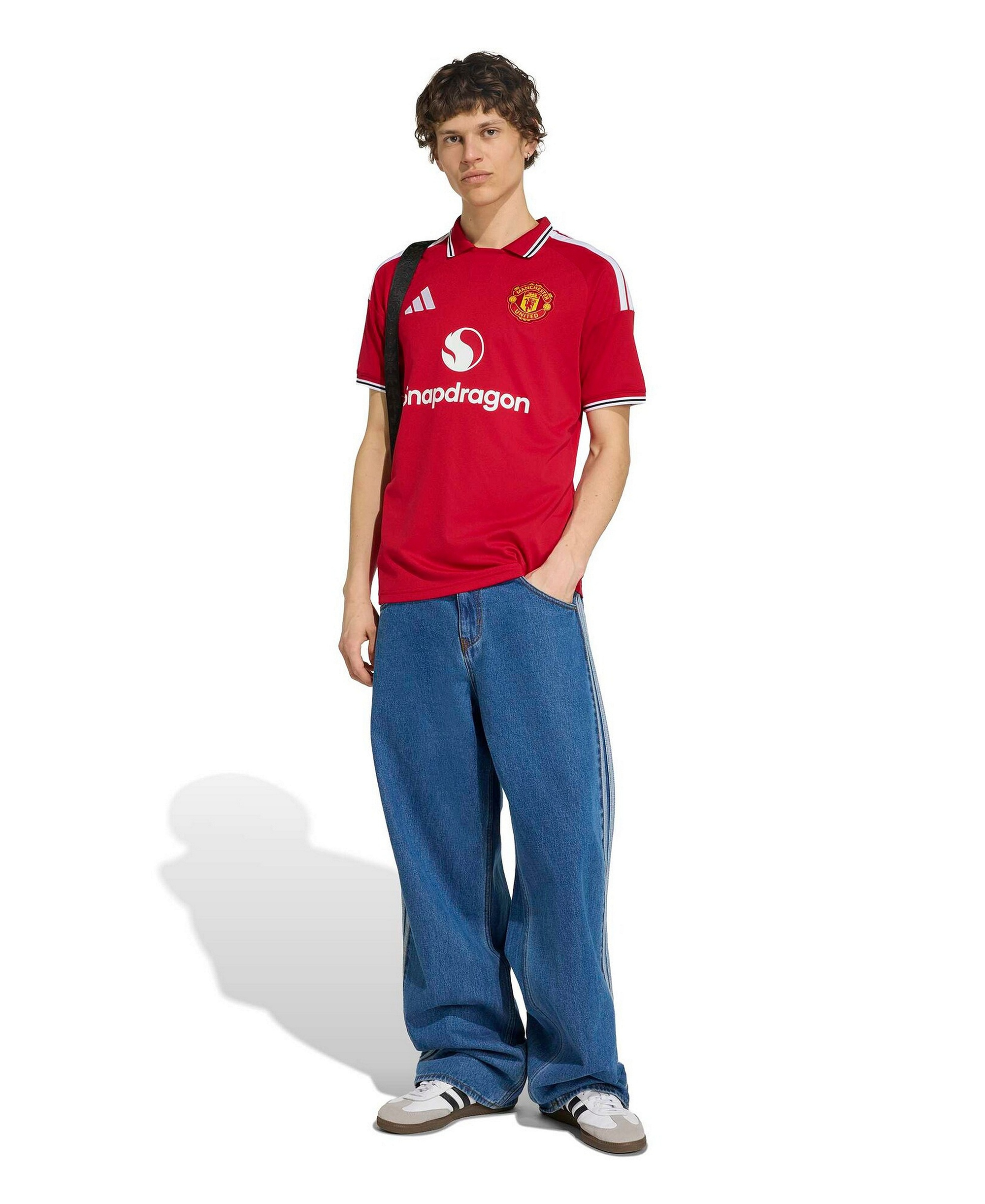 adidas Men's Red Manchester United 2026/27 Home Replica Jersey - Red
