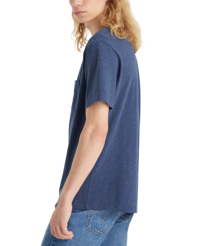 Levi's Men's Classic Pocket Crewneck Short-Sleeve T-Shirt - Dress Blue