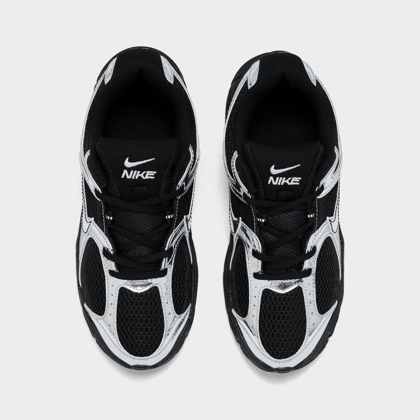 Big Kids' Nithtke V5 RNR Casual Shoes - Black/Metallic Silver - Top view