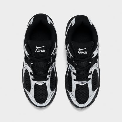 Big Kids' Nithtke V5 RNR Casual Shoes - Black/Metallic Silver - Top view