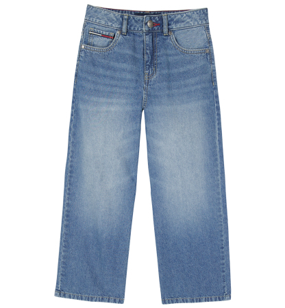 Tommy Hilfiger Girls' 7-16 Wide-Leg Jeans - Dekalb Wash