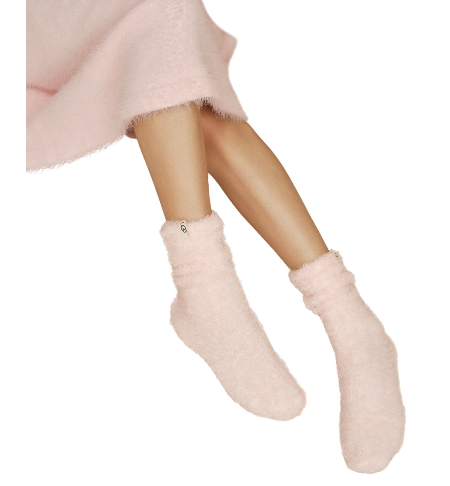 UGG Women's Teddi Cozy Crew Socks - Pale Orchid