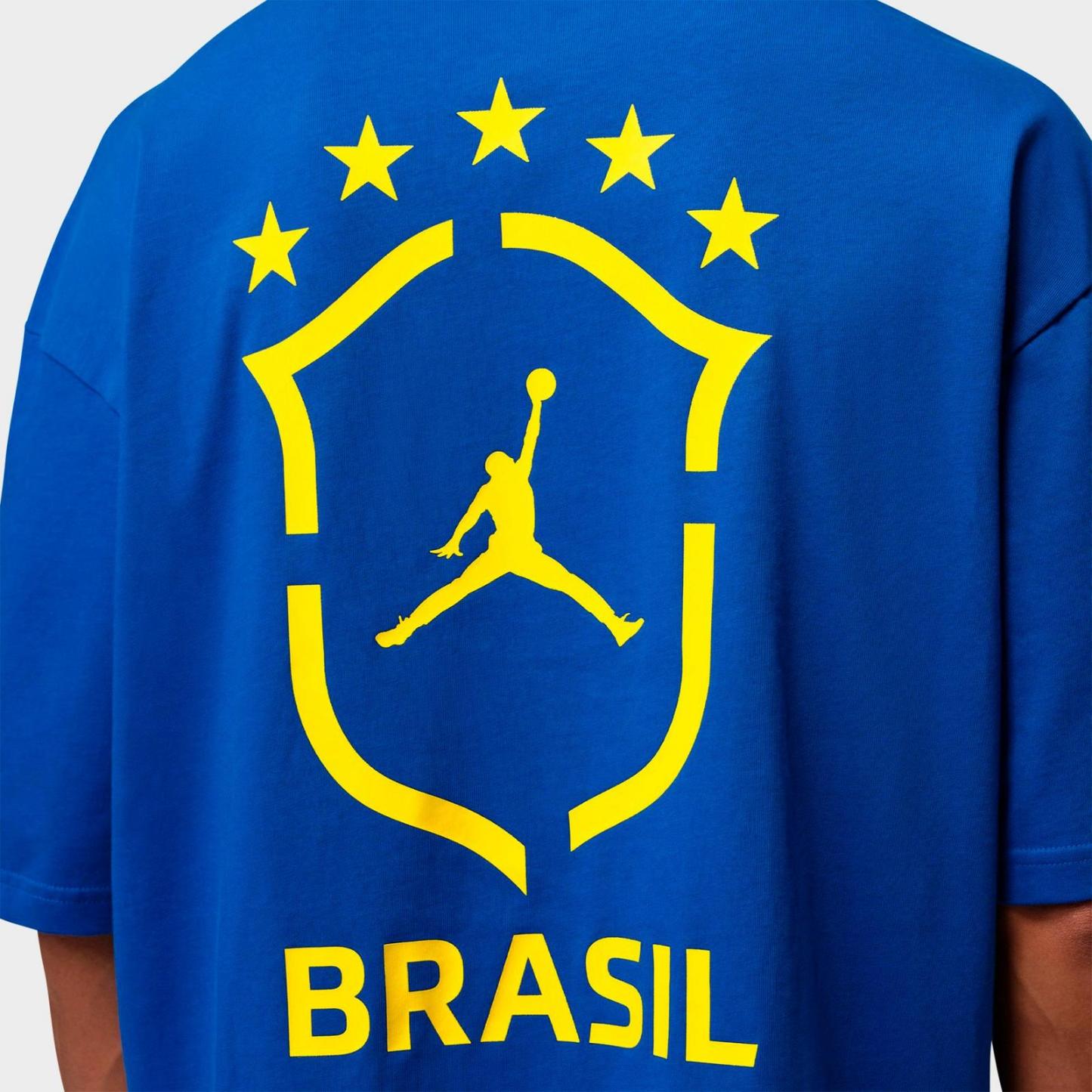 Men's Jordan 85 Brazil 5 Star Graphic Oversized T-Shirt - Old Royal - view 5