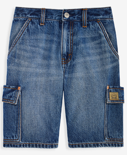Levi's Big Boys Denim Cargo Shorts - Tumbleweed