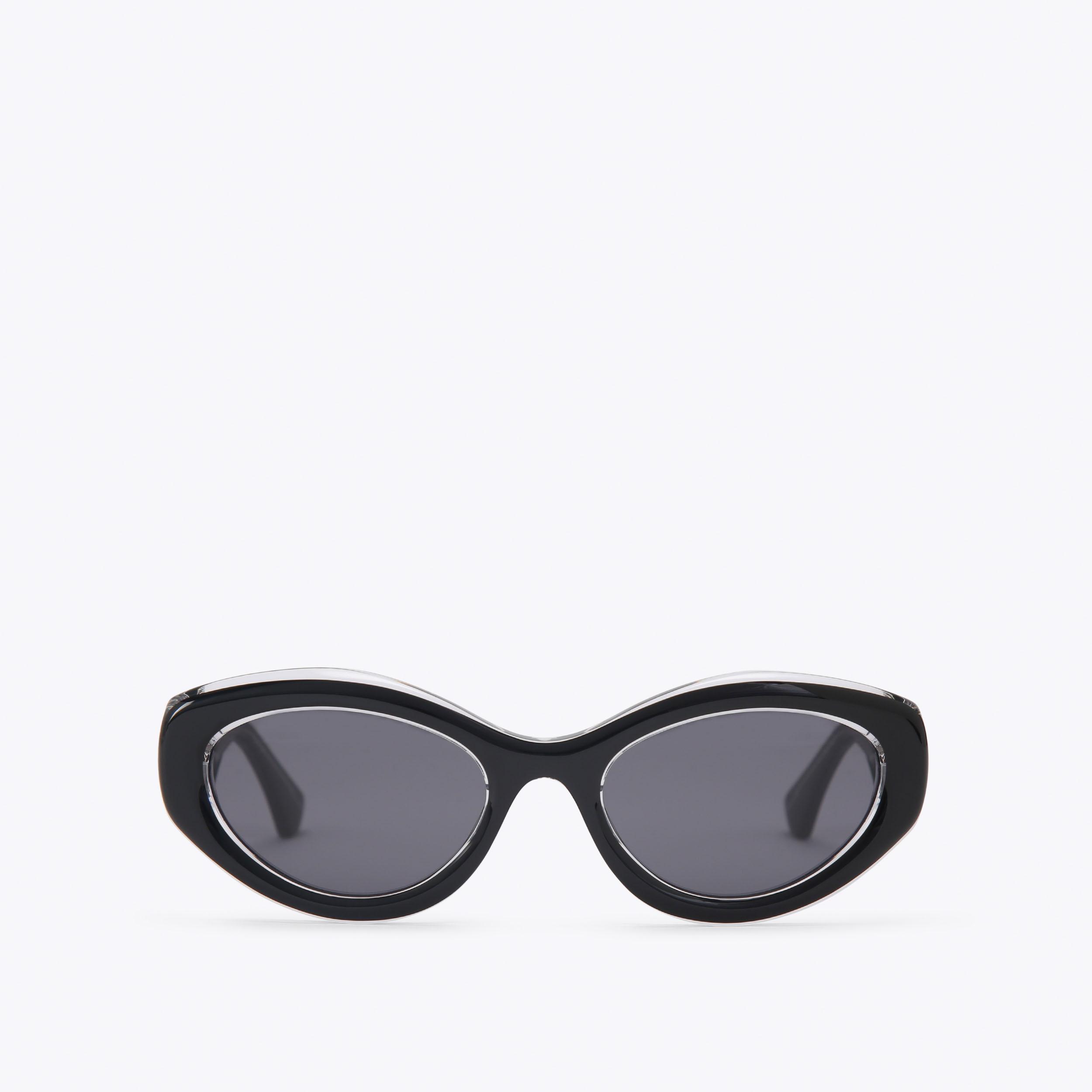 Kurt Geiger London Small Kensington Cat Eye Sunglasses - Black
