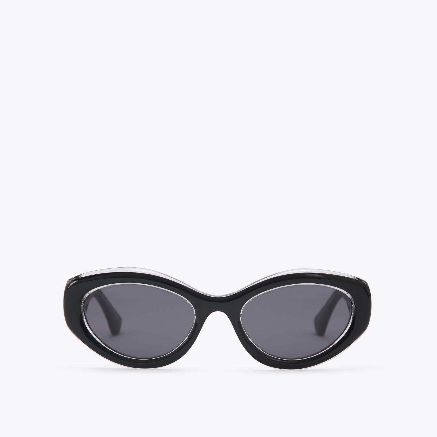 Kurt Geiger London Small Kensington Cat Eye Sunglasses - Black