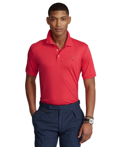 Polo Ralph Lauren Men's Custom Slim Fit Soft Cotton Polo Shirt - Polo Black