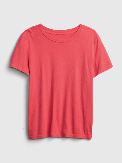 Organic Cotton VintageSoft T-Shirt - MODERN RED 2