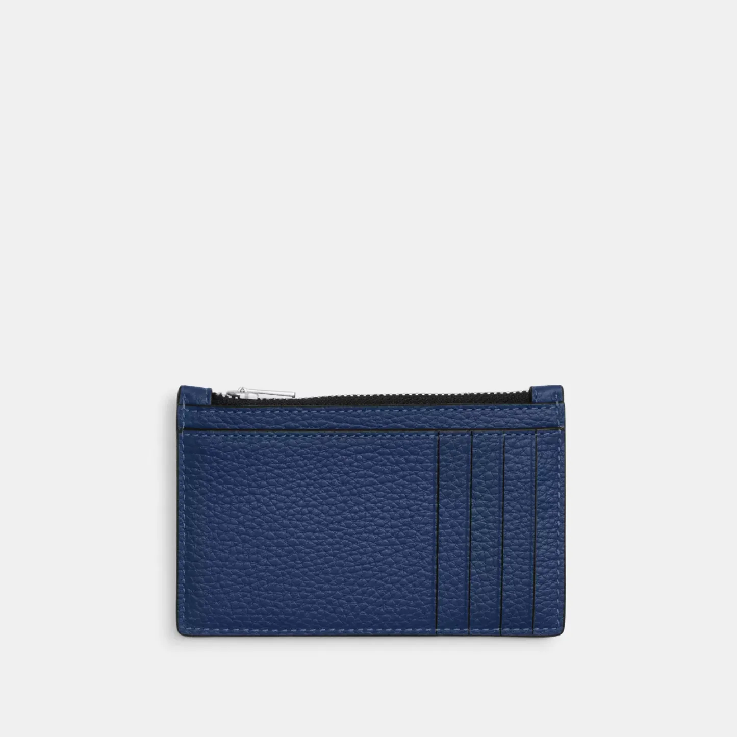 Zip Card Case With Car Print - Silver/Deep Blue Multi - view 2