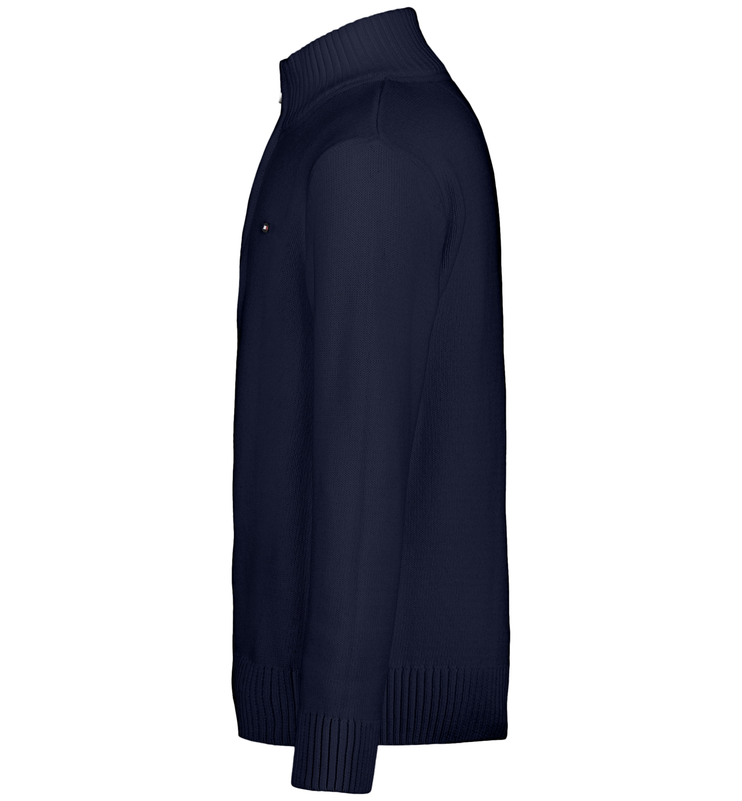 Tommy Hilfiger Boys' 8-20 Zipneck Cotton Quarter-Zip Sweater - Navy Blazer