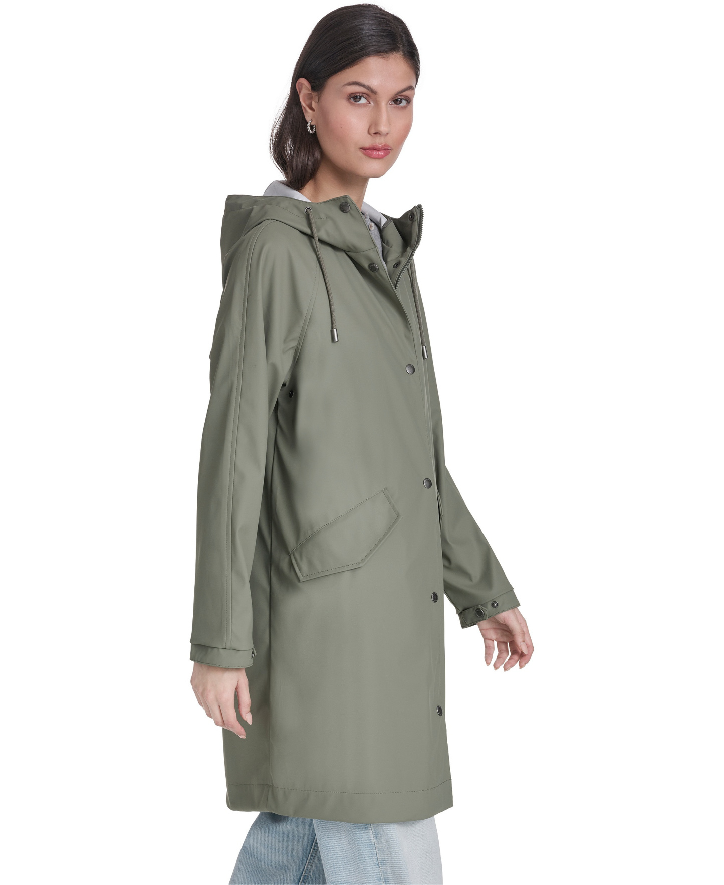 Levi's Women's Raglan Sleeve Rain Jacket - Sage
