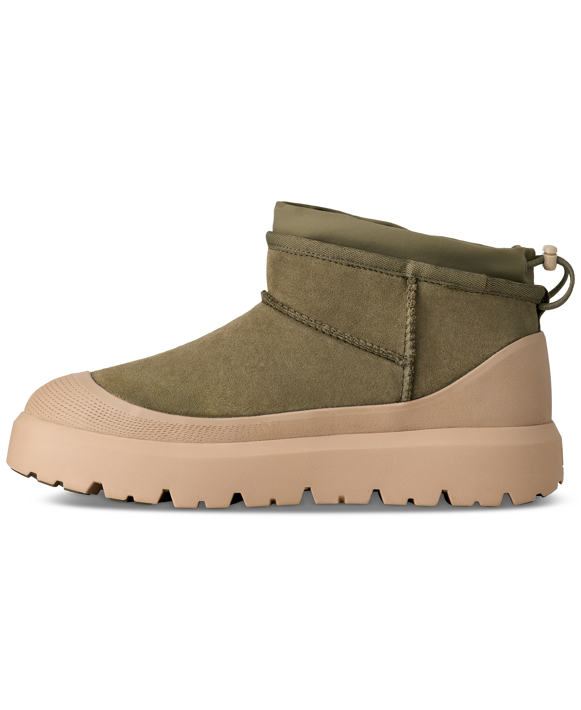 UGG® Men's Classic Ultra Mini Weather Hybrid Boots - Burnt Olive/Mustard Seed