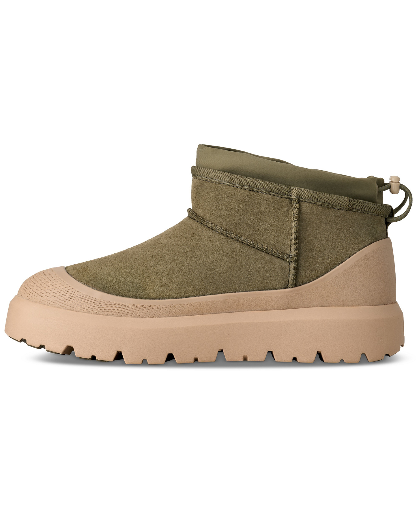 UGG® Men's Classic Ultra Mini Weather Hybrid Boots - Burnt Olive/Mustard Seed