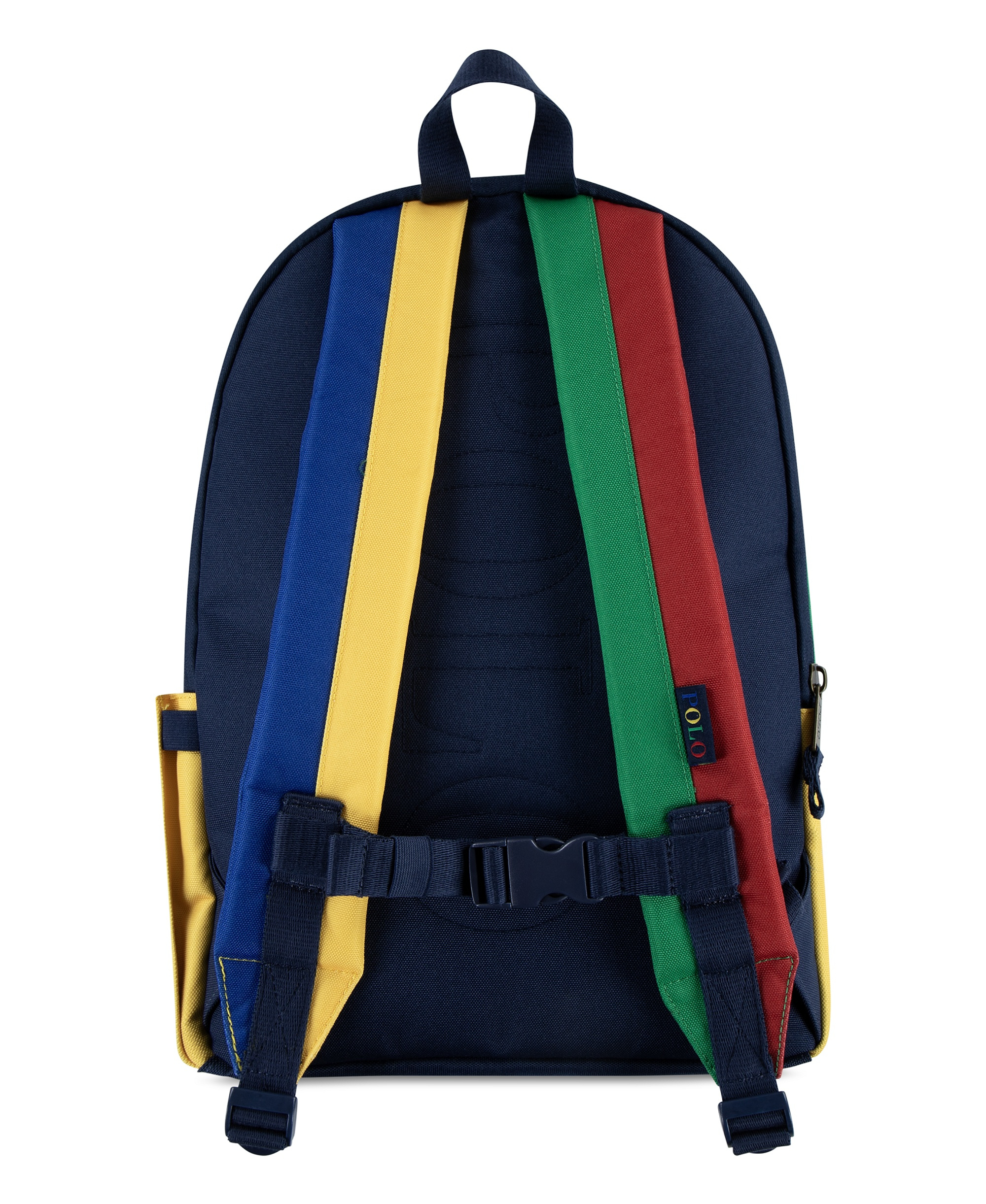 Polo Ralph Lauren Boys' and Girls' Embroidered Pony Color Backpack - Navy/Blue/Multi