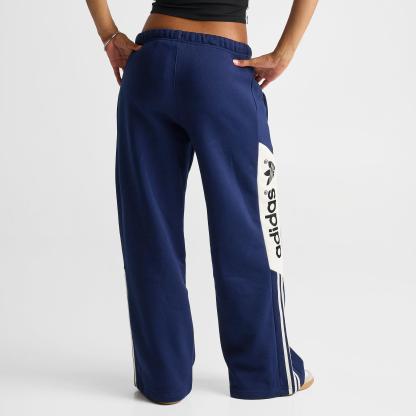 Women's adidas Originals adiSignature NY Wide-Leg Sweatpants - Team Navy Blue