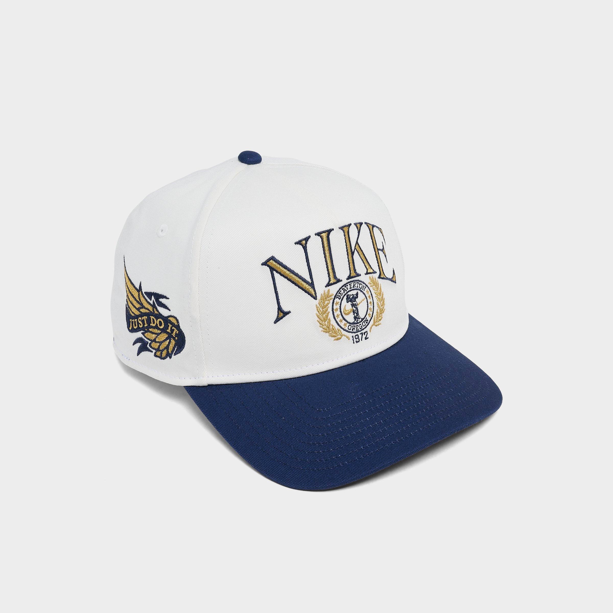 Nithtke Rise Structured A-Frame Snapback Hat - Sail/Midnight Navy/Team Crimson
