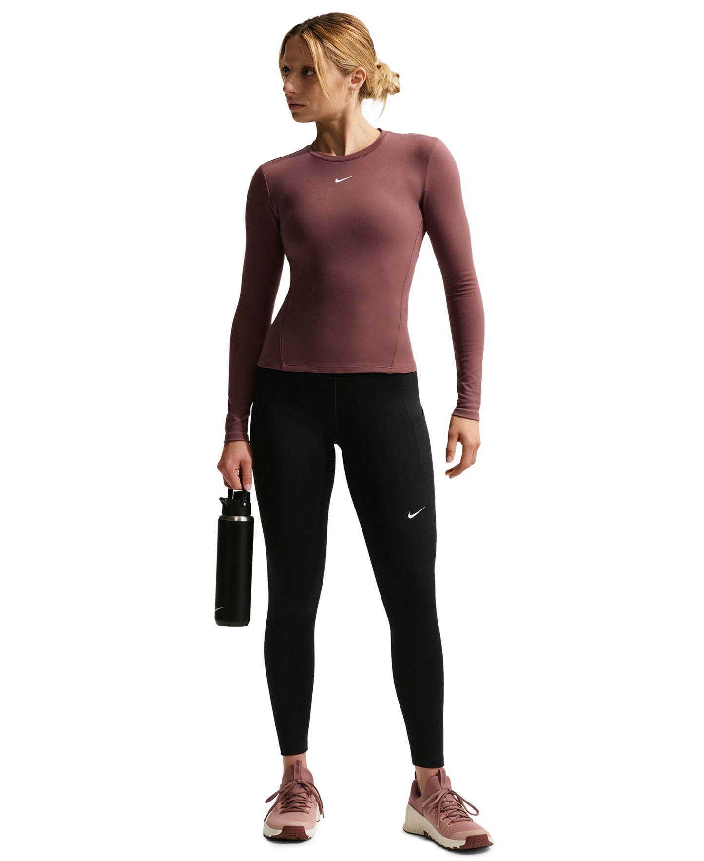 Nike Women's One High-Waist 7/8-Leggings - Work Blue/white