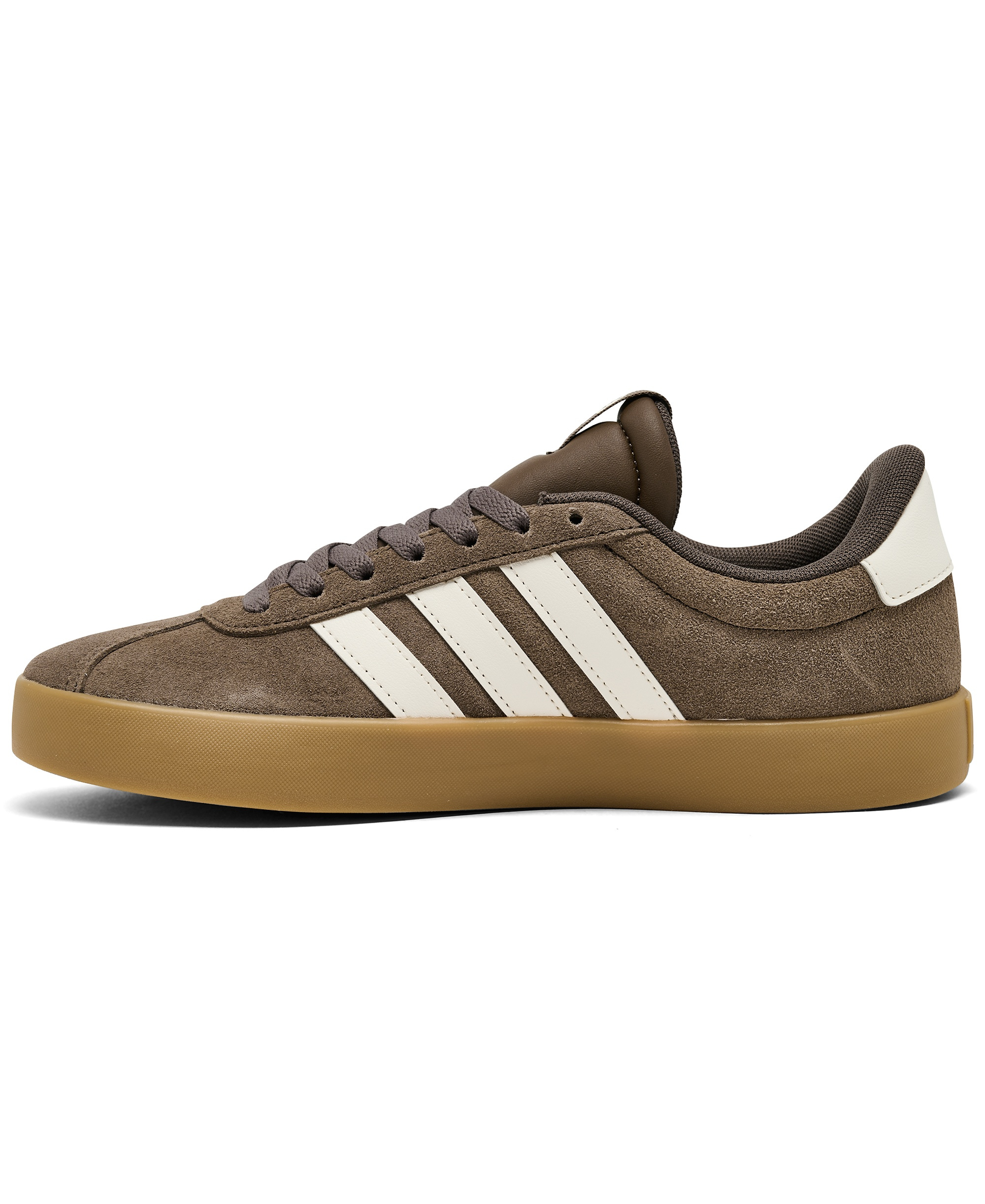 adidas Women's VL Court 3.0 Casual Sneakers from Finish Line - Earth, White, Gum