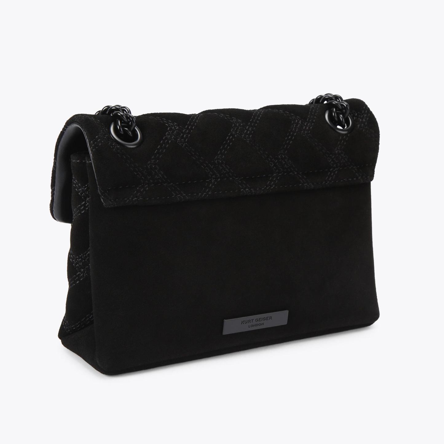 Kurt Geiger London Mini Kensington Drench Bag - Black - view 4