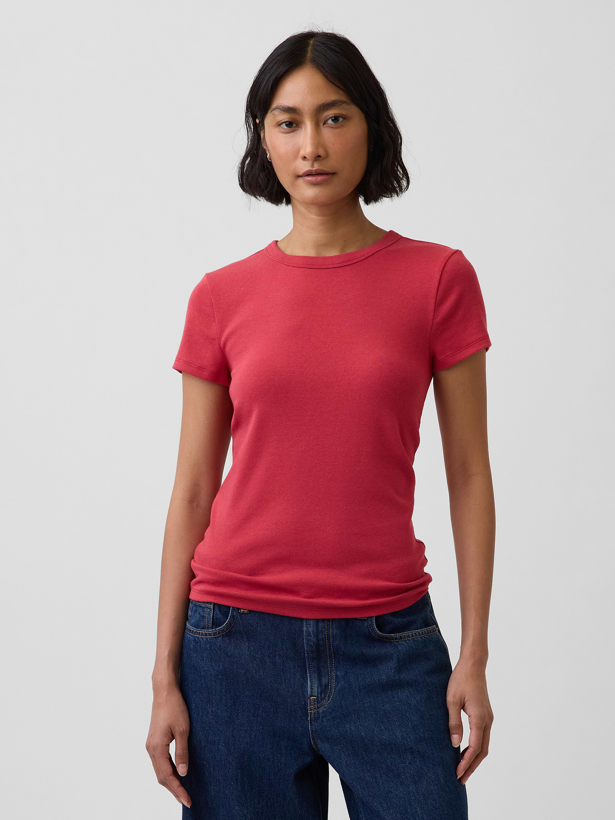 Modern Crew T-Shirt - Chakra red