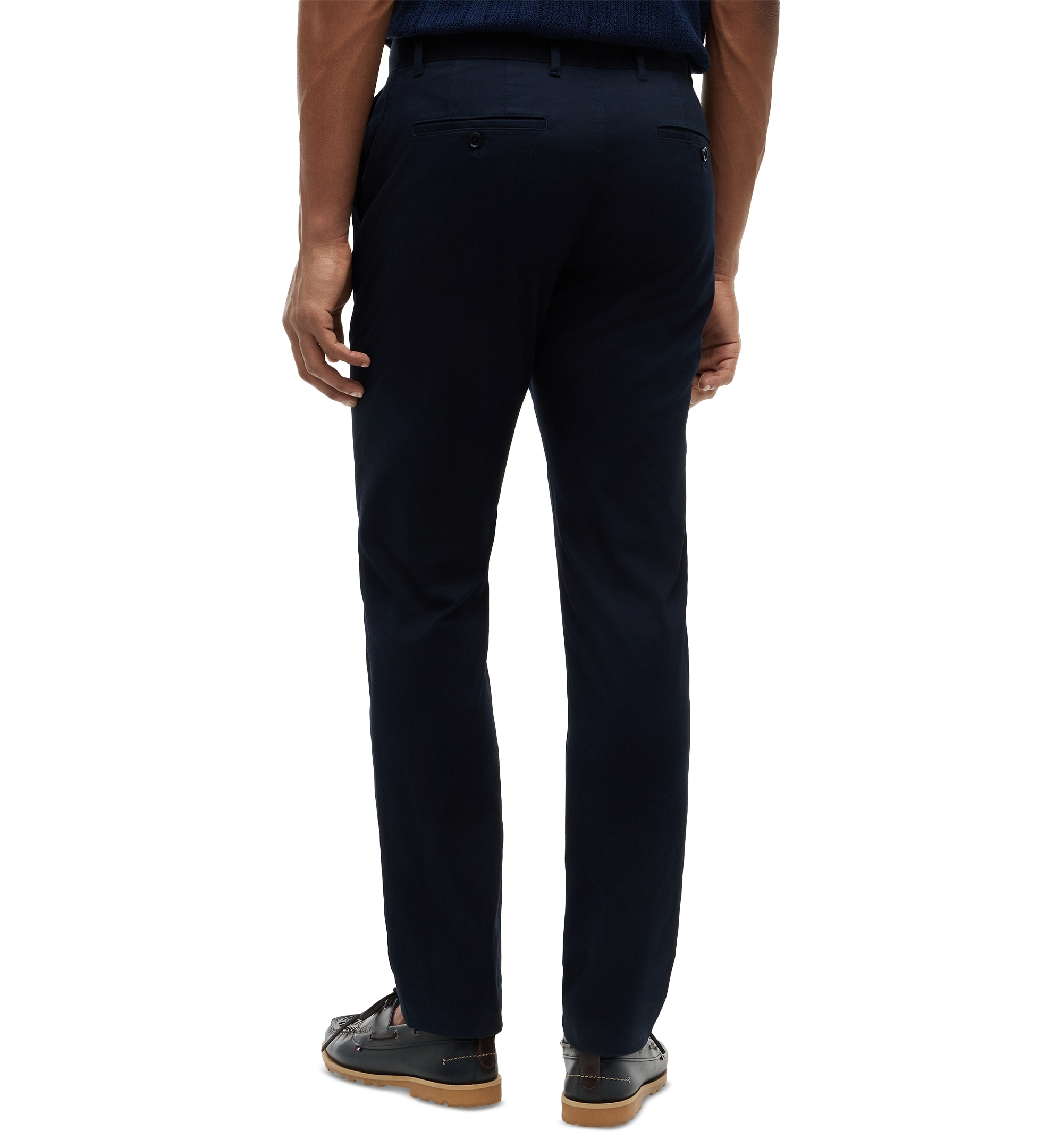 Tommy Hilfiger Men's Slim-Straight Fit Stretch Chino Pants - Desert Sky