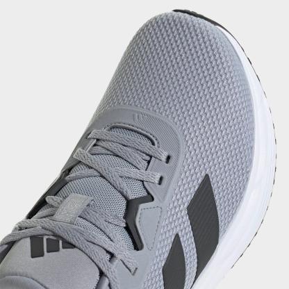 Men's adidas Galaxy 7 Running Shoes - Halo Silver/Carbon/Black - Detail shot