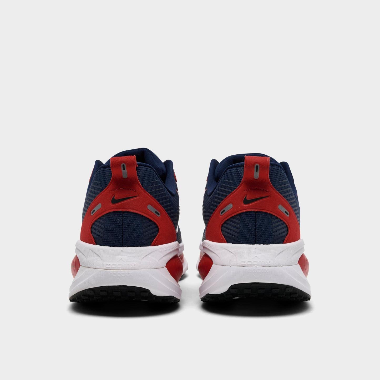 Men's Nithtke Vomero 18 Purdue Boilermakers Running Shoes - Part 1 - College Navy/University Red/White - Back view