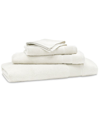 Lauren Ralph Lauren Sanders Solid Antimicrobial Cotton Bath Towel, 30" x 56" - Linen Cream