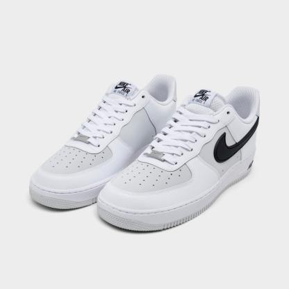 Men's Nike Air Force 1 '07 LV8 Casual Shoes - Black/Iron Grey/Light Smoke Grey (IR1475-100)