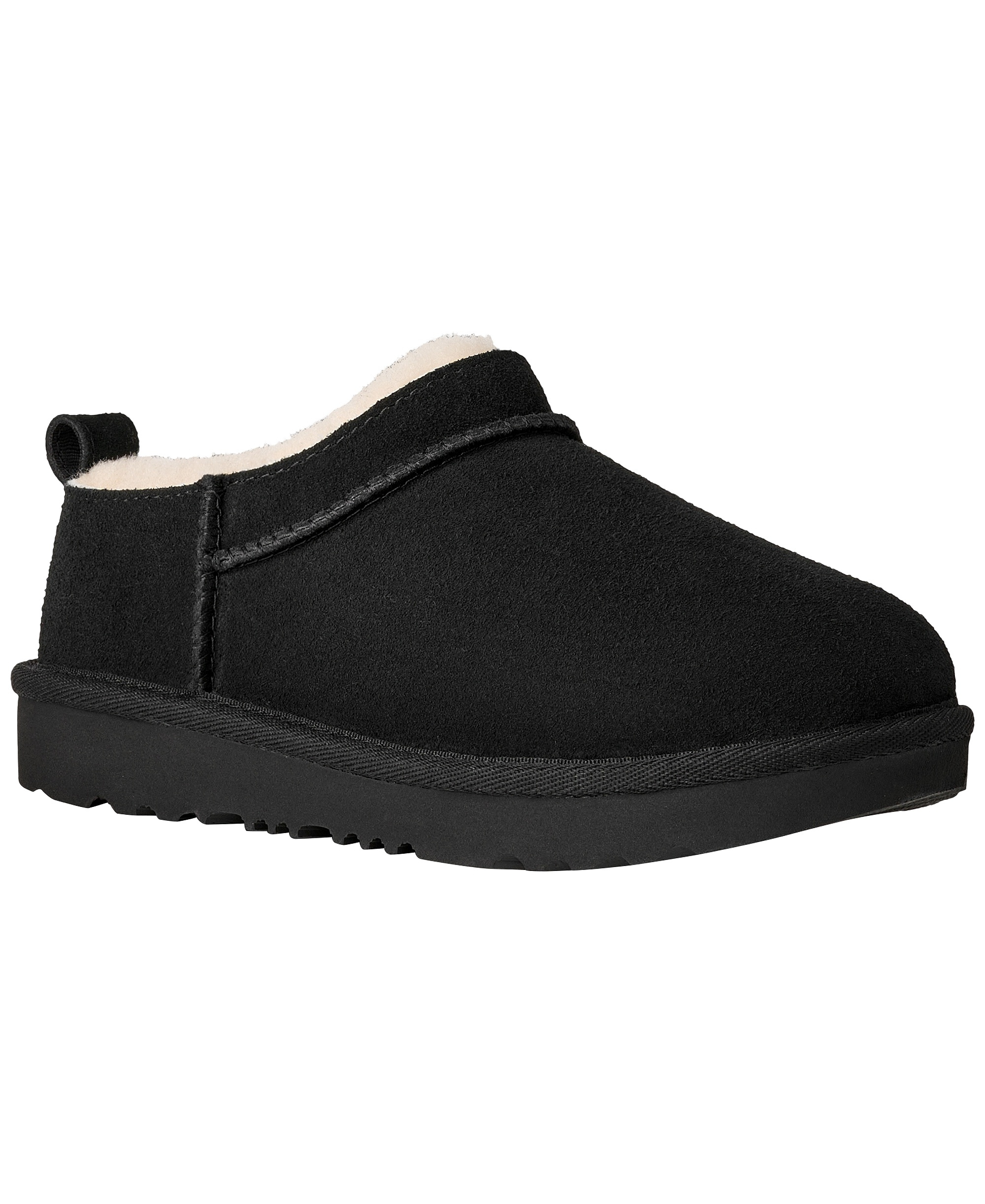 UGG® Kids' Classic Micro Slip-On Booties - Black