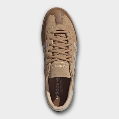 Men's adidas Originals Handball Spezial Casual Shoes - Part 2 - Cardboard/Beige/Gum - Top view