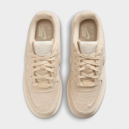 Big Kids' Nithtke Air Force 1 Low Casual Shoes - Beach/Coconut Milk/Sail/Beach - Top view