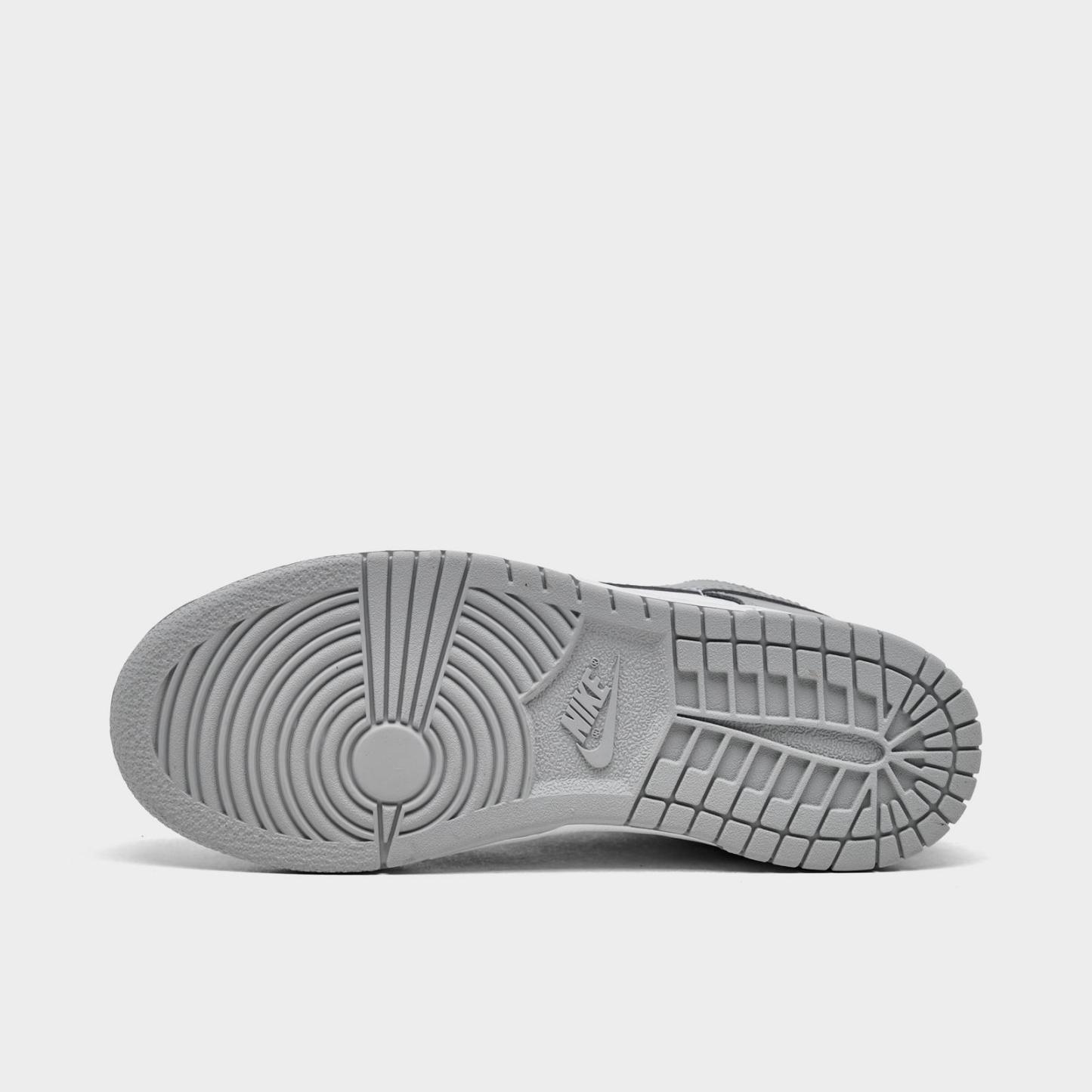 Little Kids' Nike Dunk Low Casual Shoes - White/Light Smoke Grey