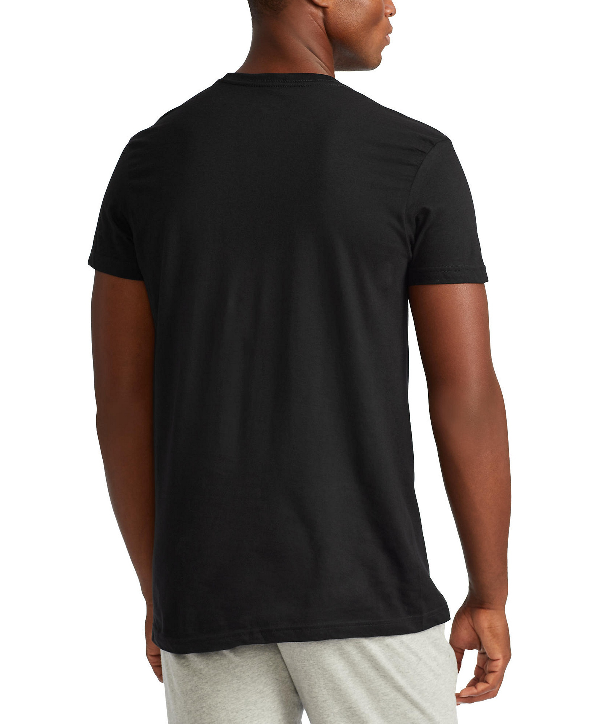 Polo Ralph Lauren Men's 3-Pack Classic Undershirts - Polo Black