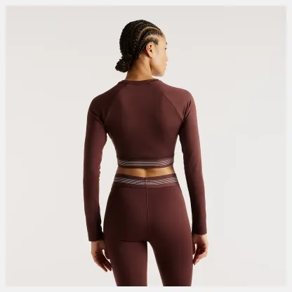 New Balance AC Fitted Long Sleeve, WT62B3OEYLR
