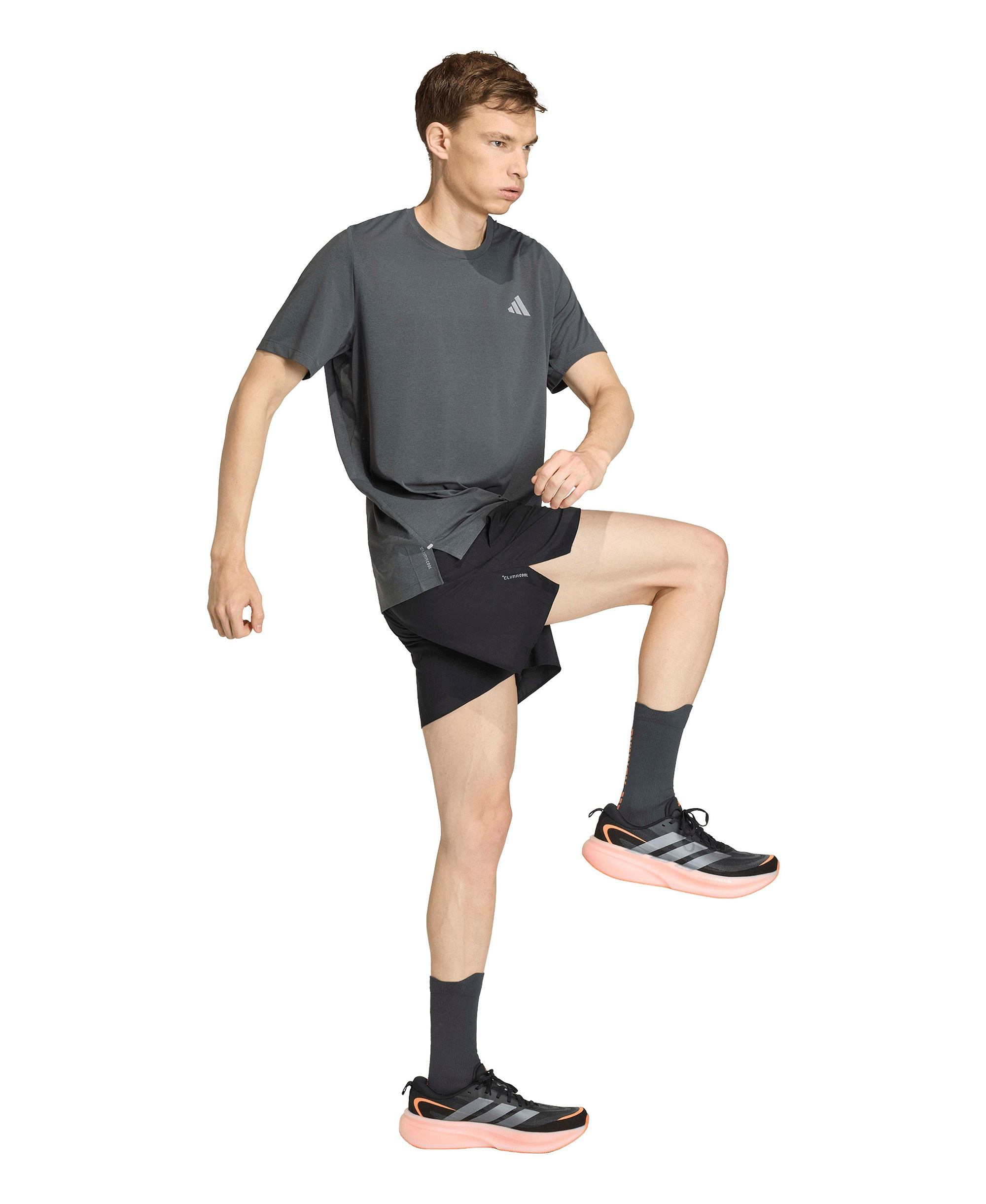 adidas Men's Running Iconic Shorts - Black