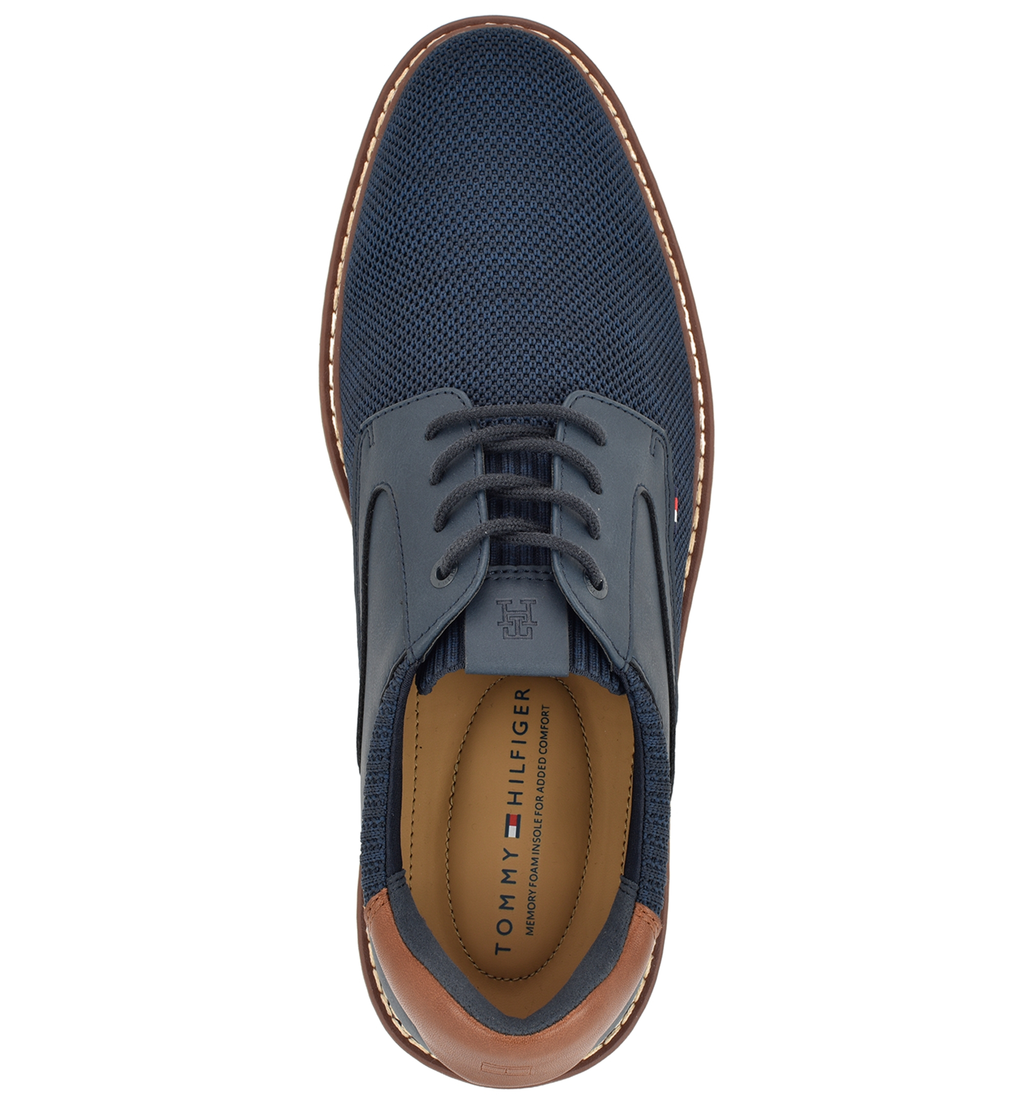 Tommy Hilfiger Men's Helky Dress Casual Lace-Up Oxford Shoes - Navy