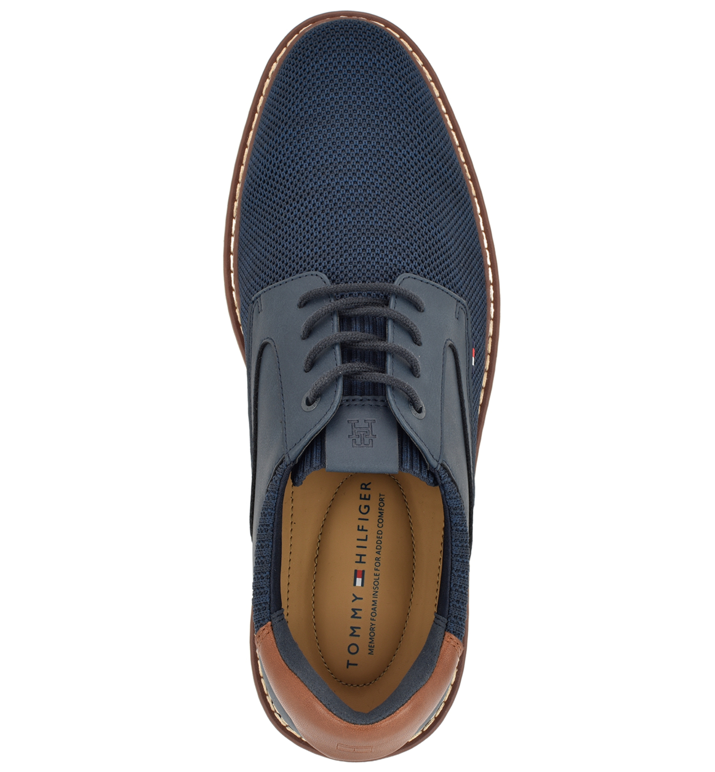 Tommy Hilfiger Men's Helky Dress Casual Lace-Up Oxford Shoes - Navy