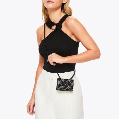 Kurt Geiger London Micro Drench Kensington Bag - Black - view 2